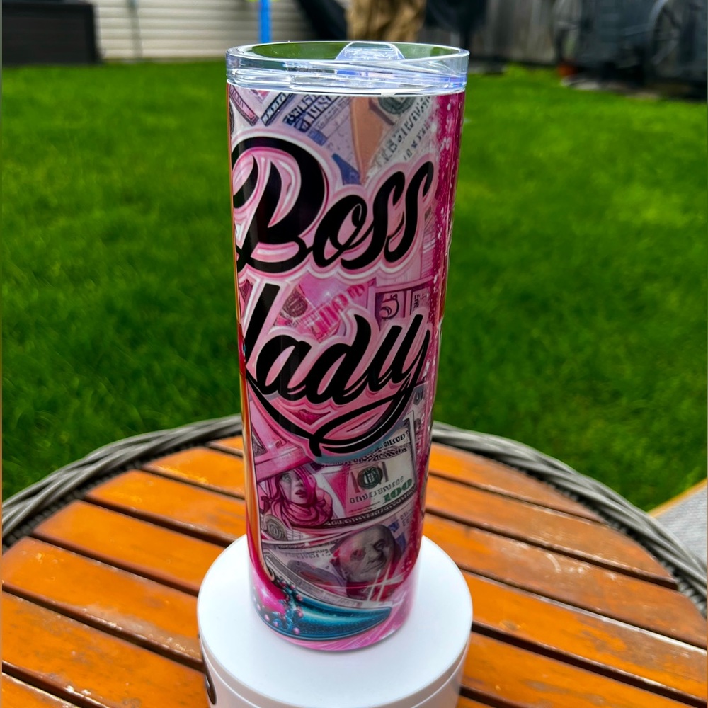 Pink Boss Lady Tumbler